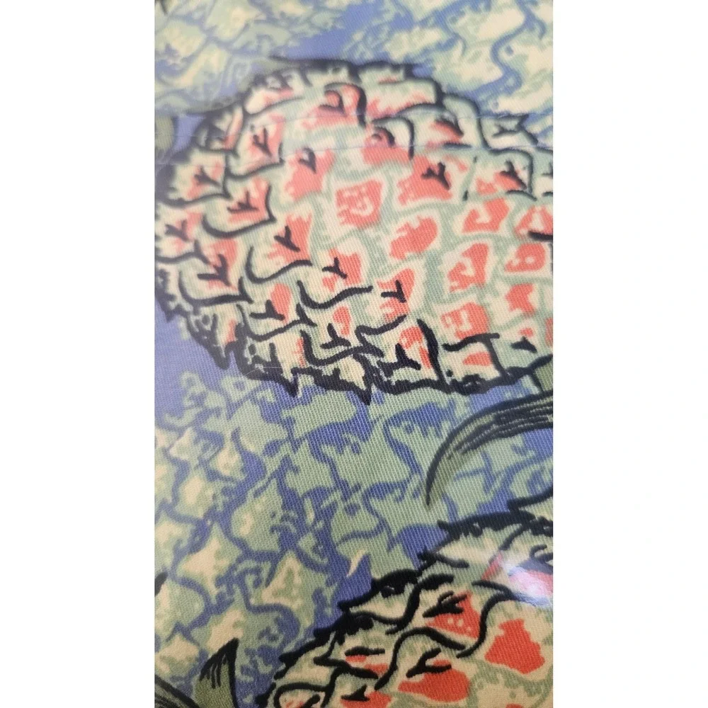 Talbots Petites Pineapple Print Skirt - Blue, Pink,‎ Green - Size 14P